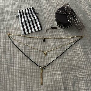 Henri Bendel East Hampton Charm Pendant 3 Way Necklace